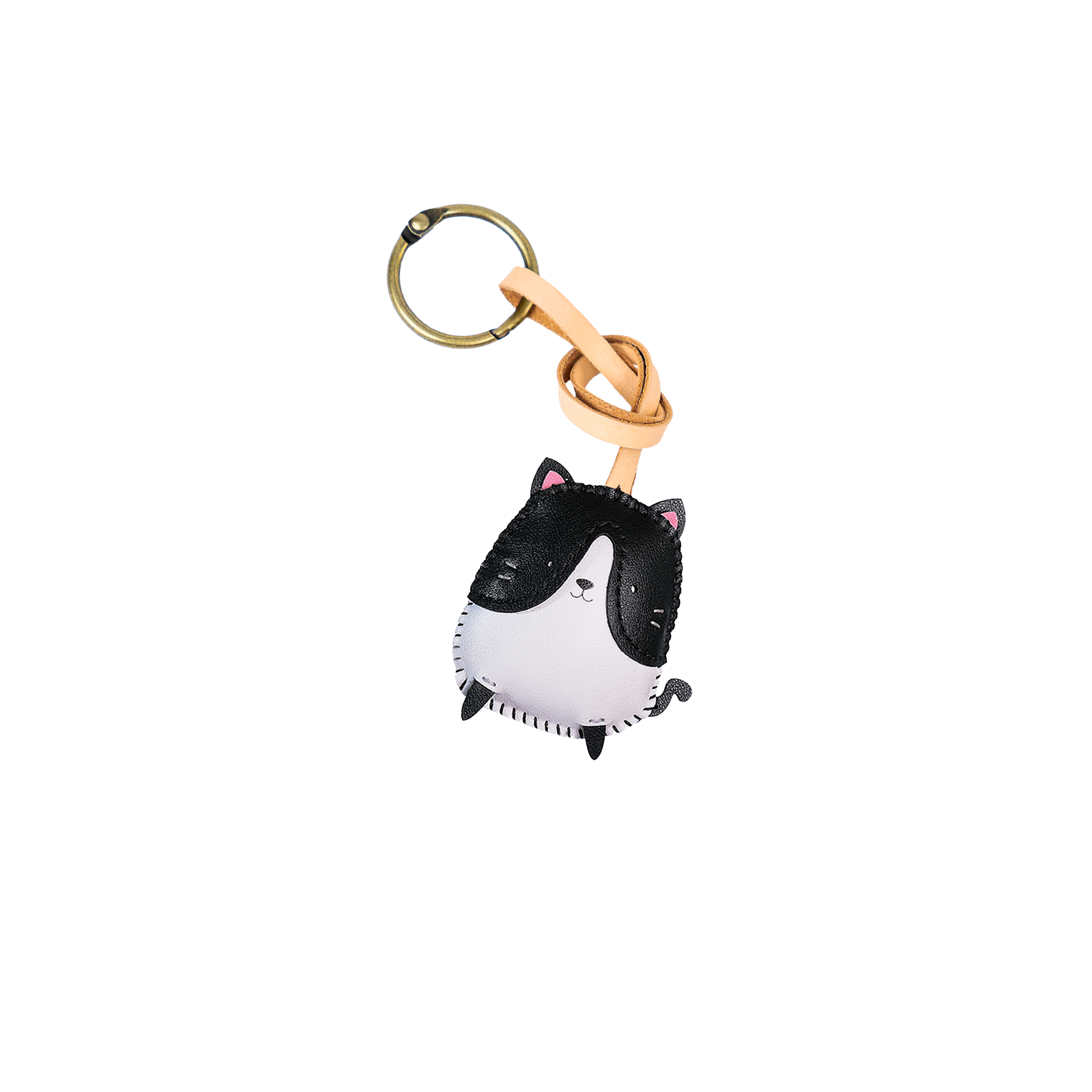 Cat Collection Leather Charm