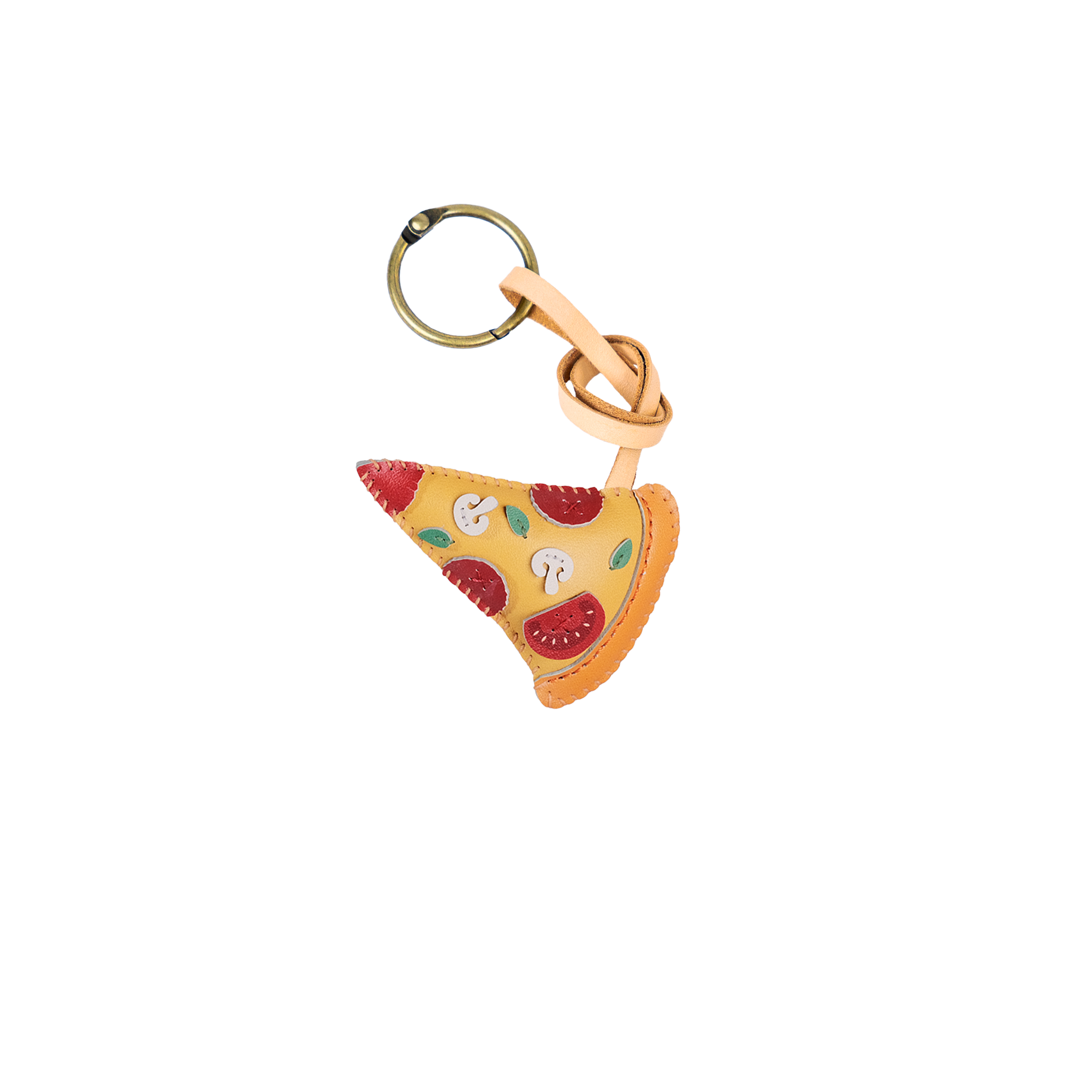 Food Collection Leather Bag Charm