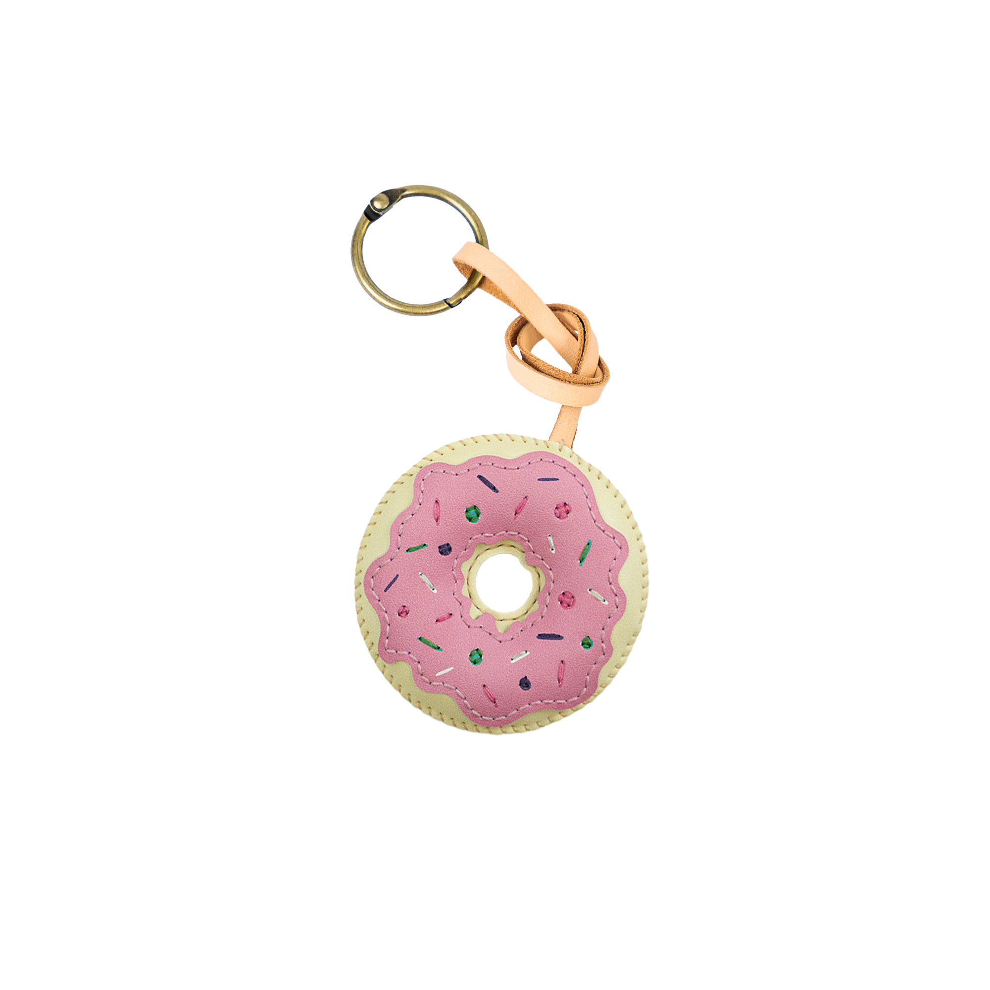 Food Collection Leather Bag Charm