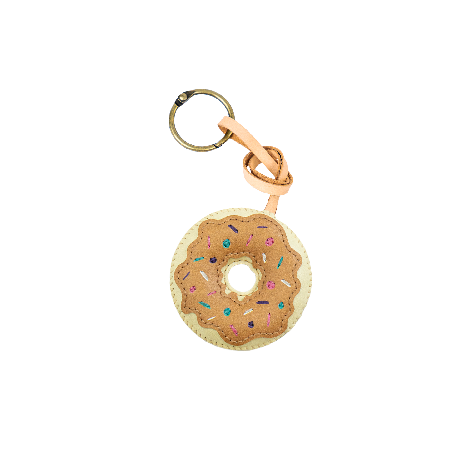 Food Collection Leather Bag Charm