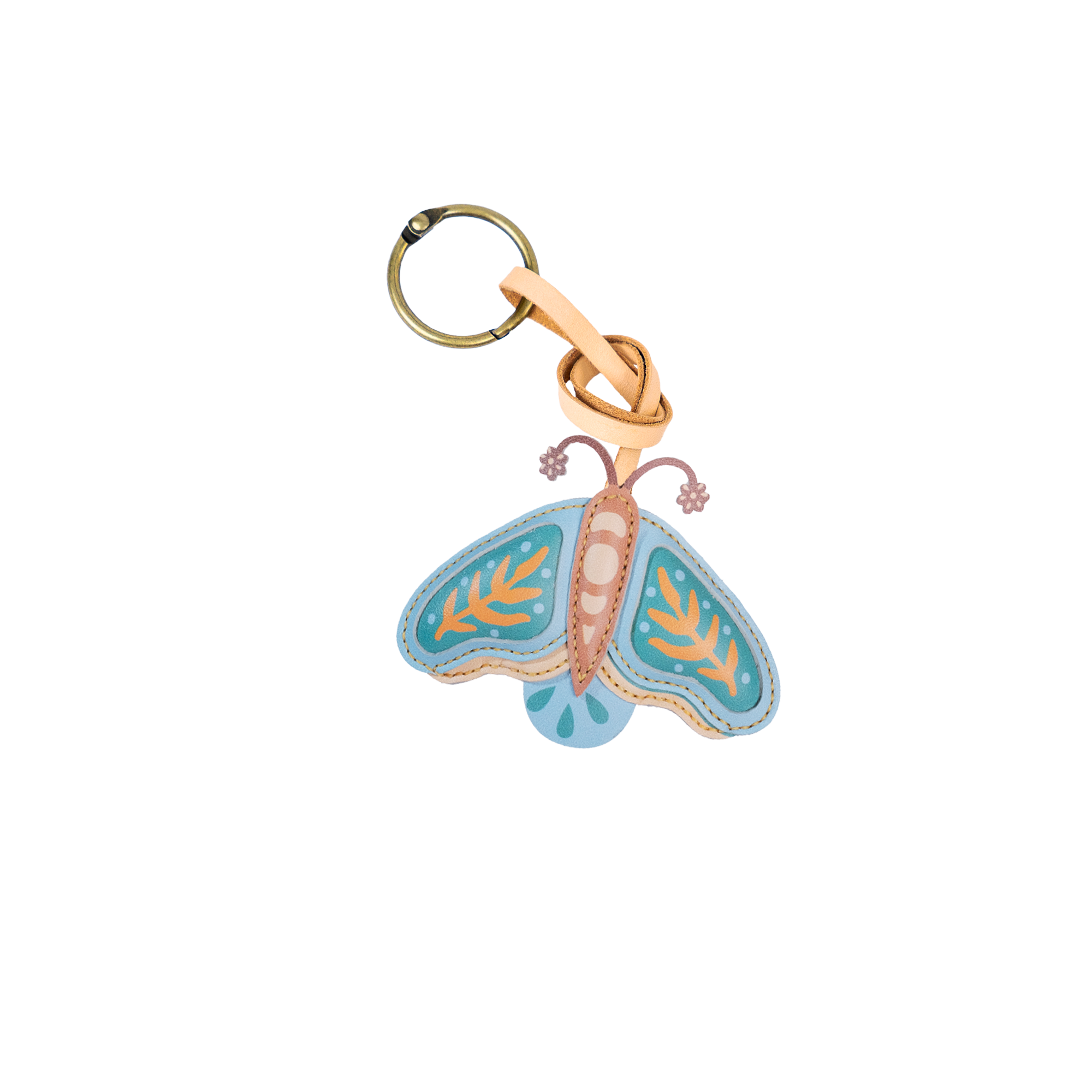 Insect Collection Leather Bag Charm