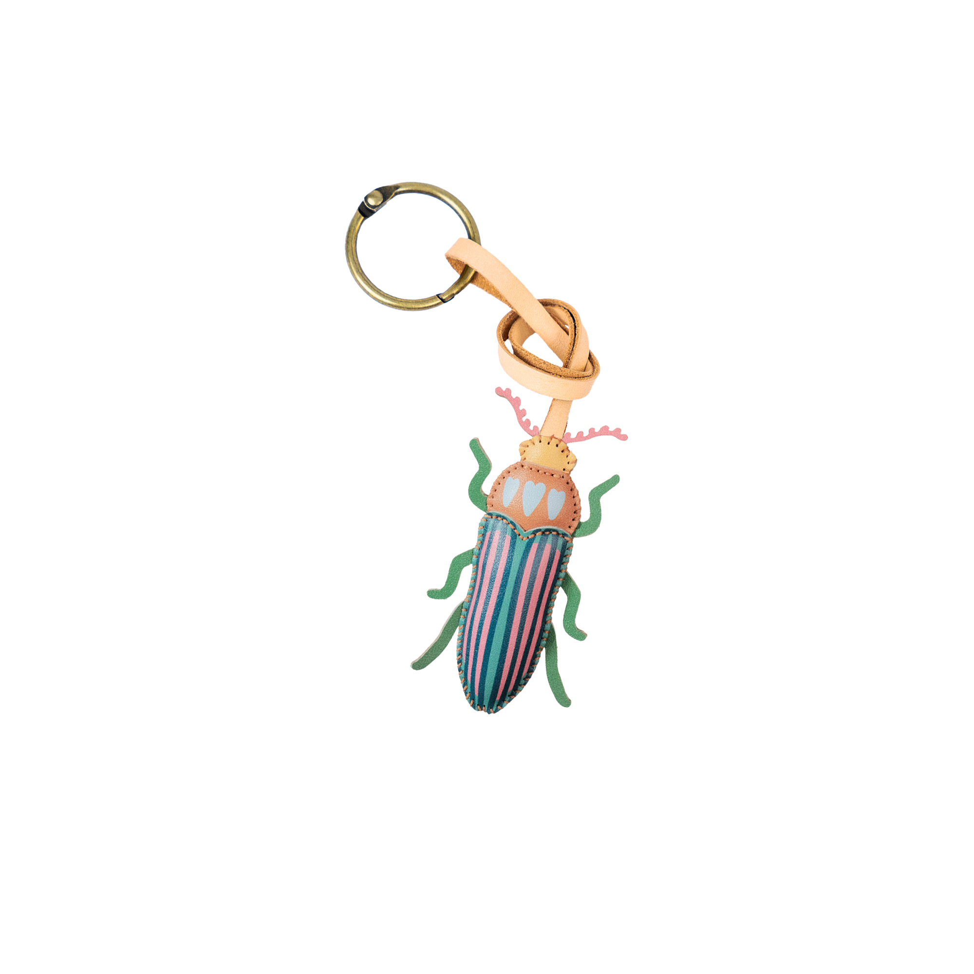 Insect Collection Leather Bag Charm