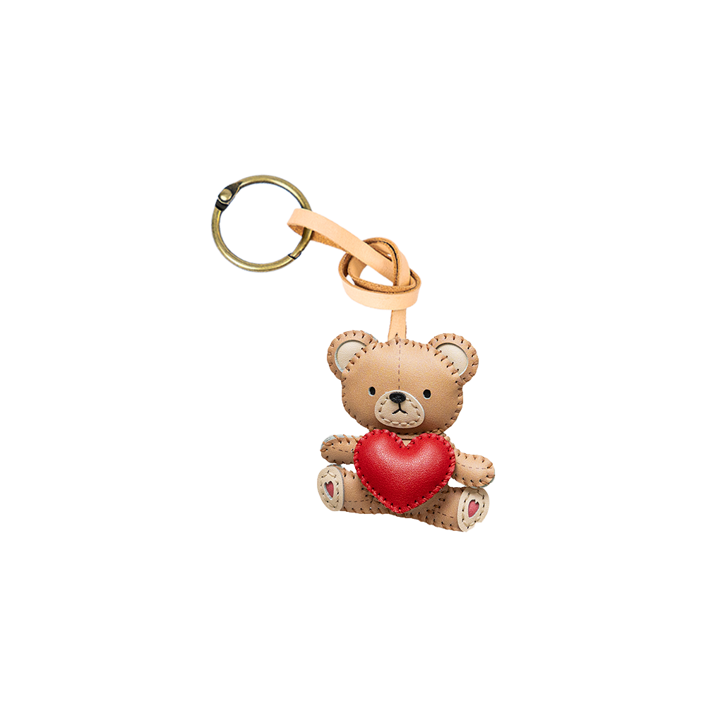 Childhood Toy Leather Bag Charm