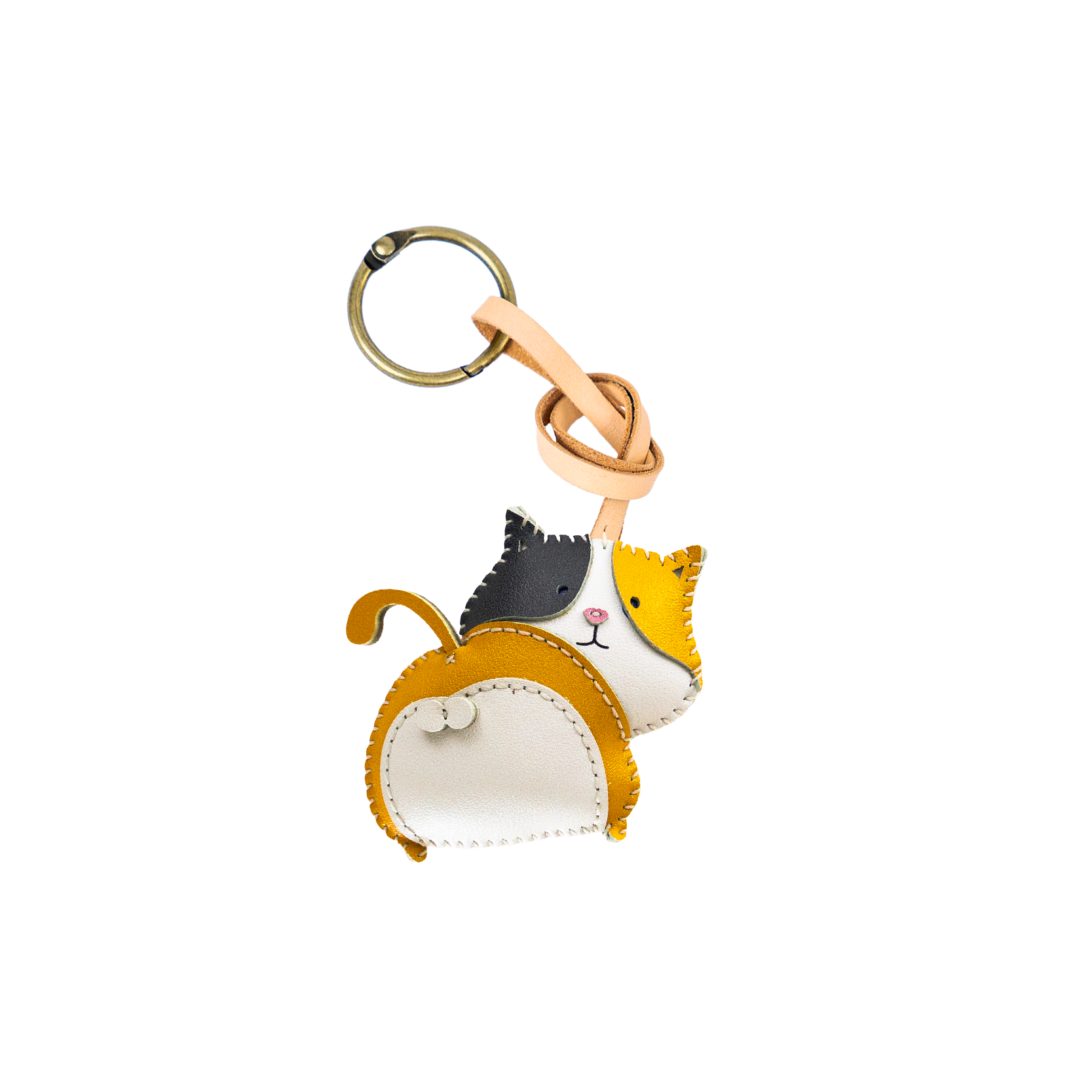 Cat Collection Leather Charm