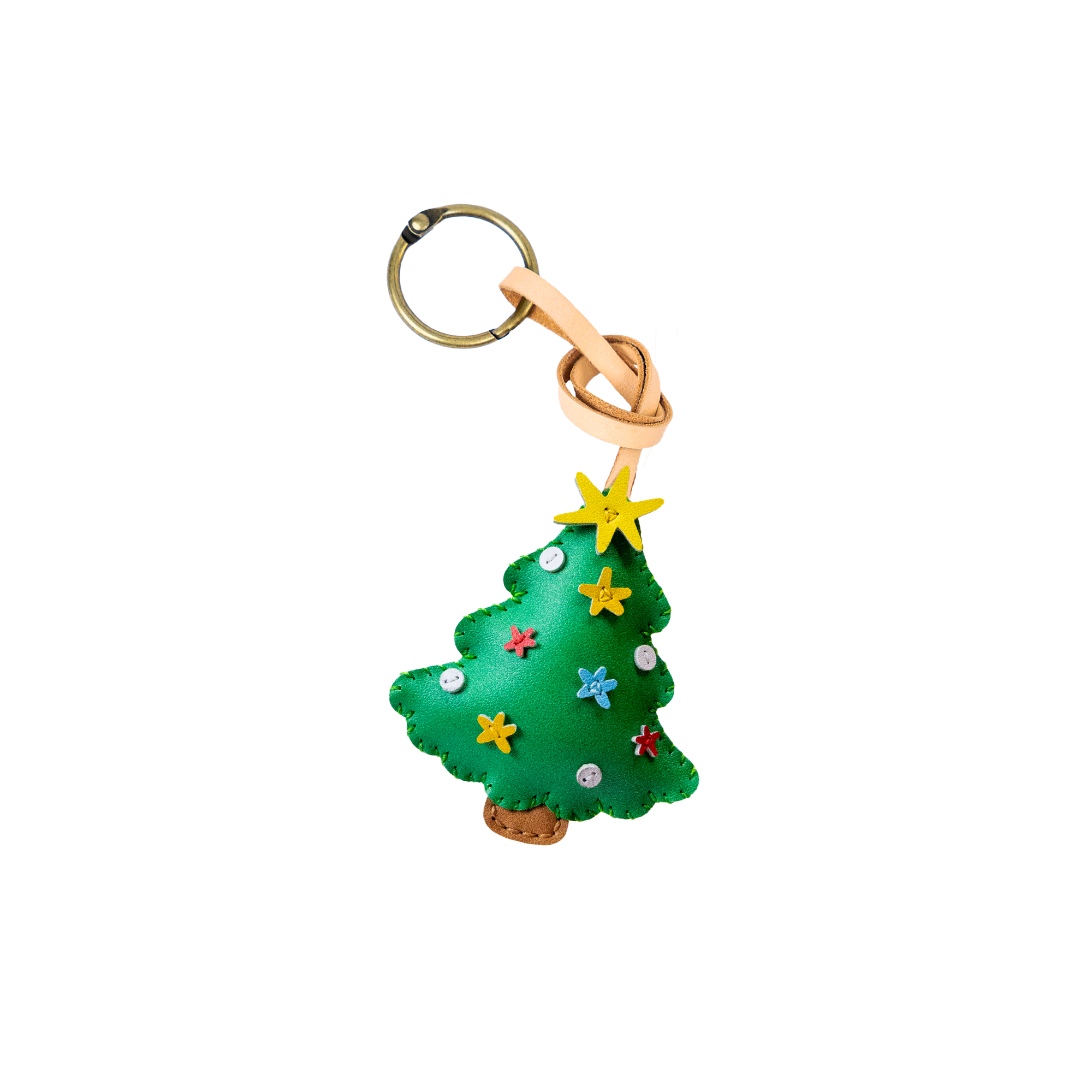 Christmas Leather Bag Charm Collection