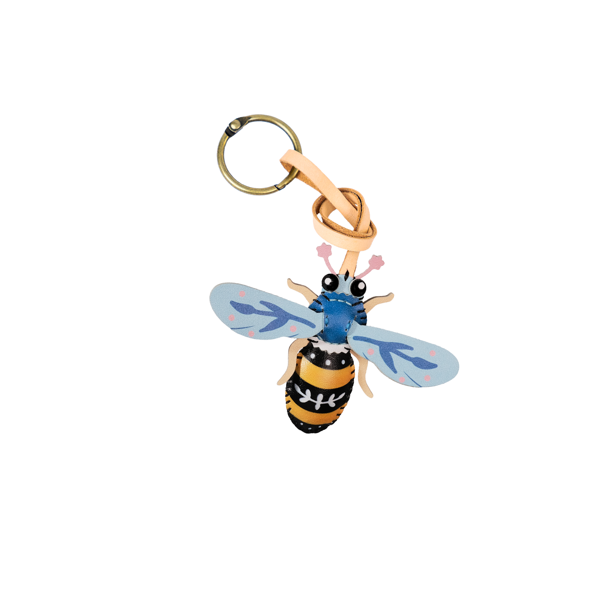 Insect Collection Leather Bag Charm