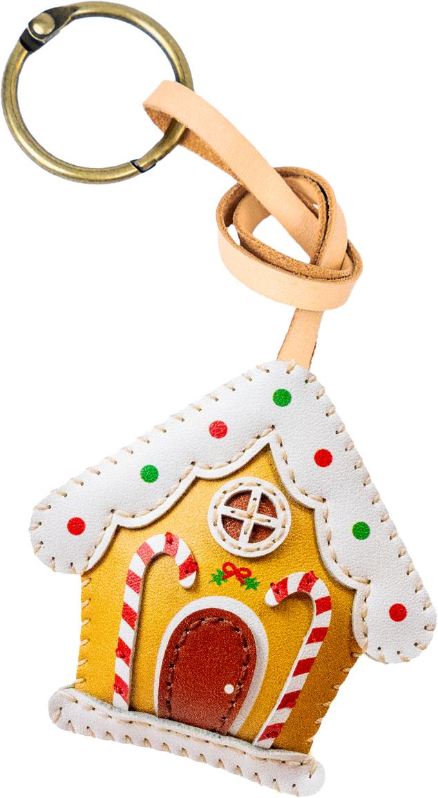 Christmas Leather Bag Charm Collection
