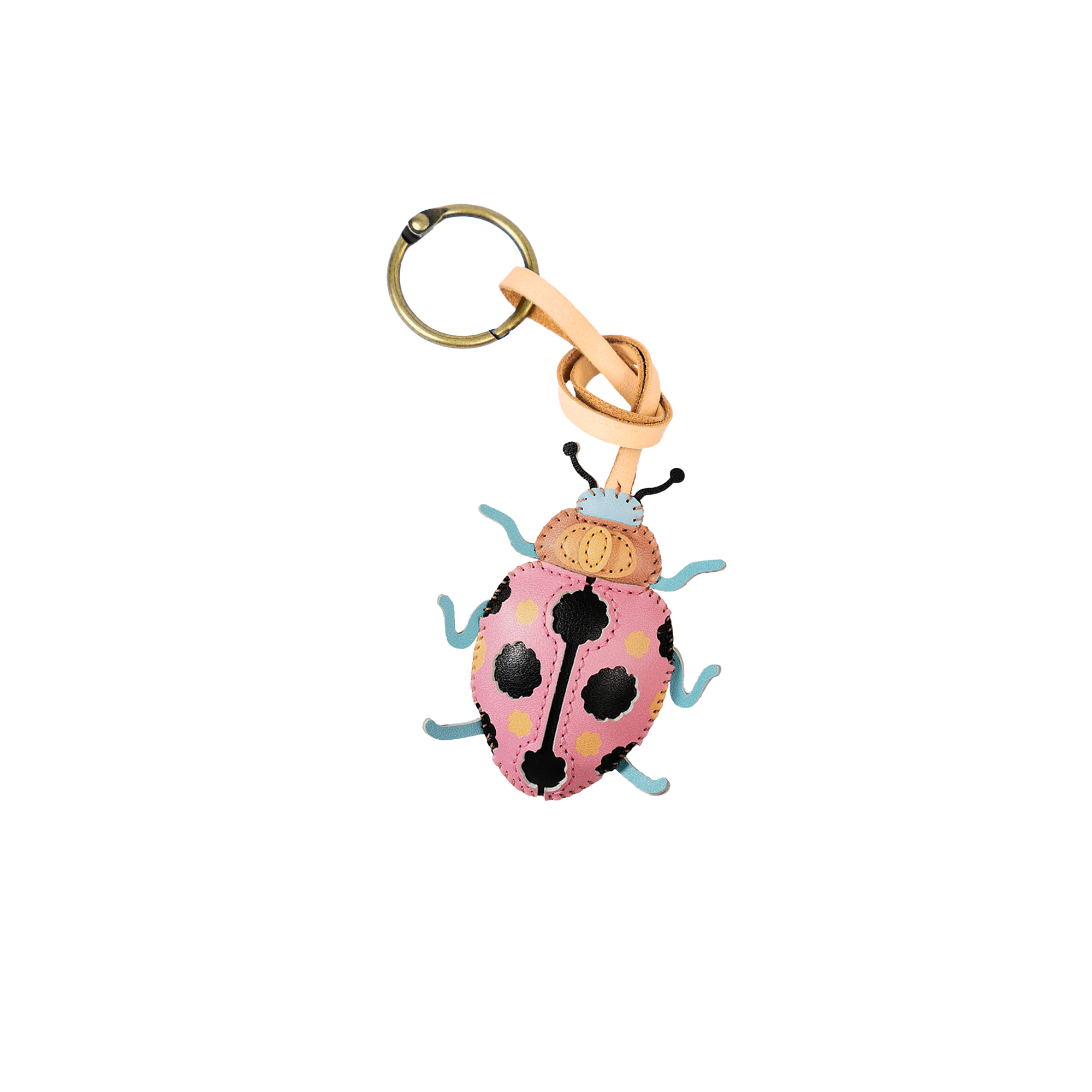 Insect Collection Leather Bag Charm