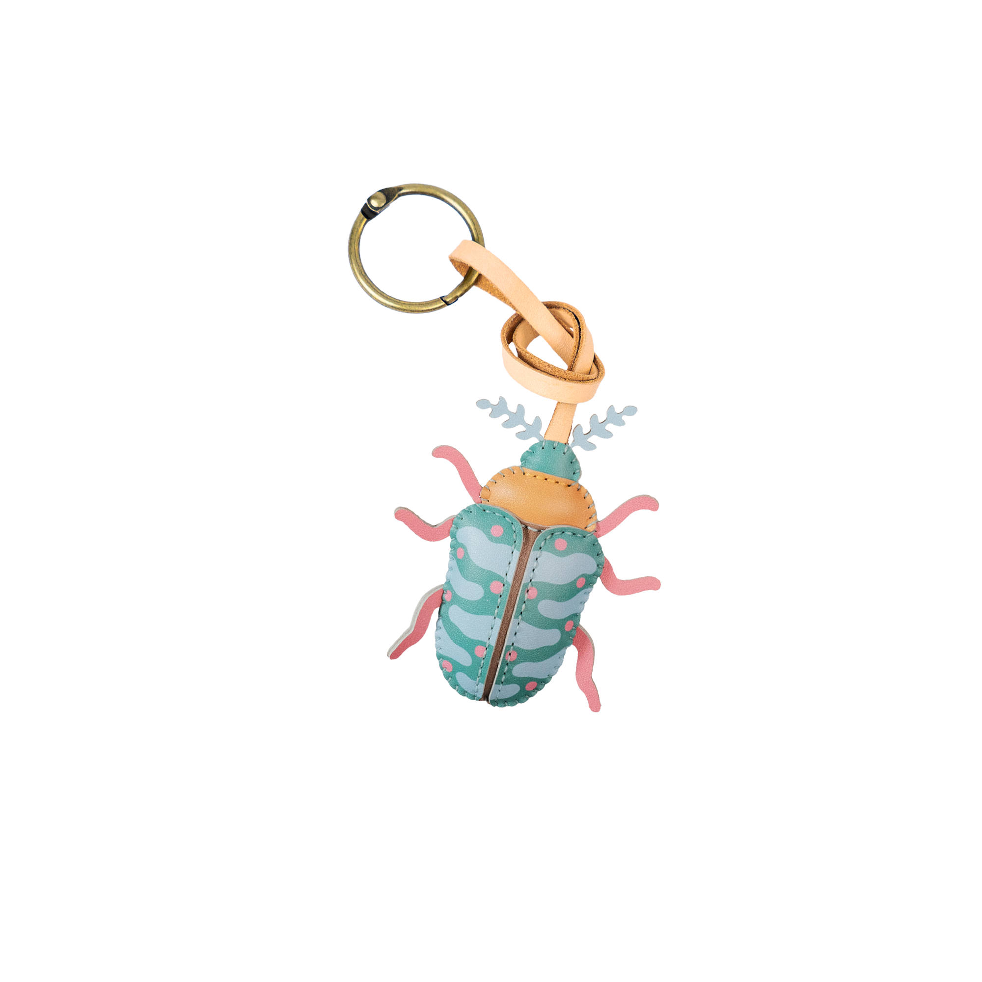 Insect Collection Leather Bag Charm
