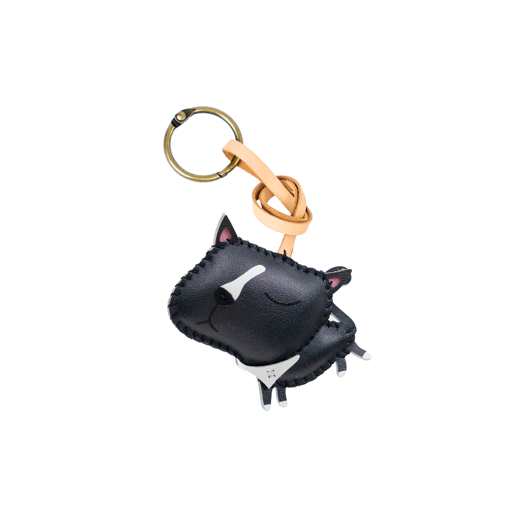 Cat Collection Leather Charm