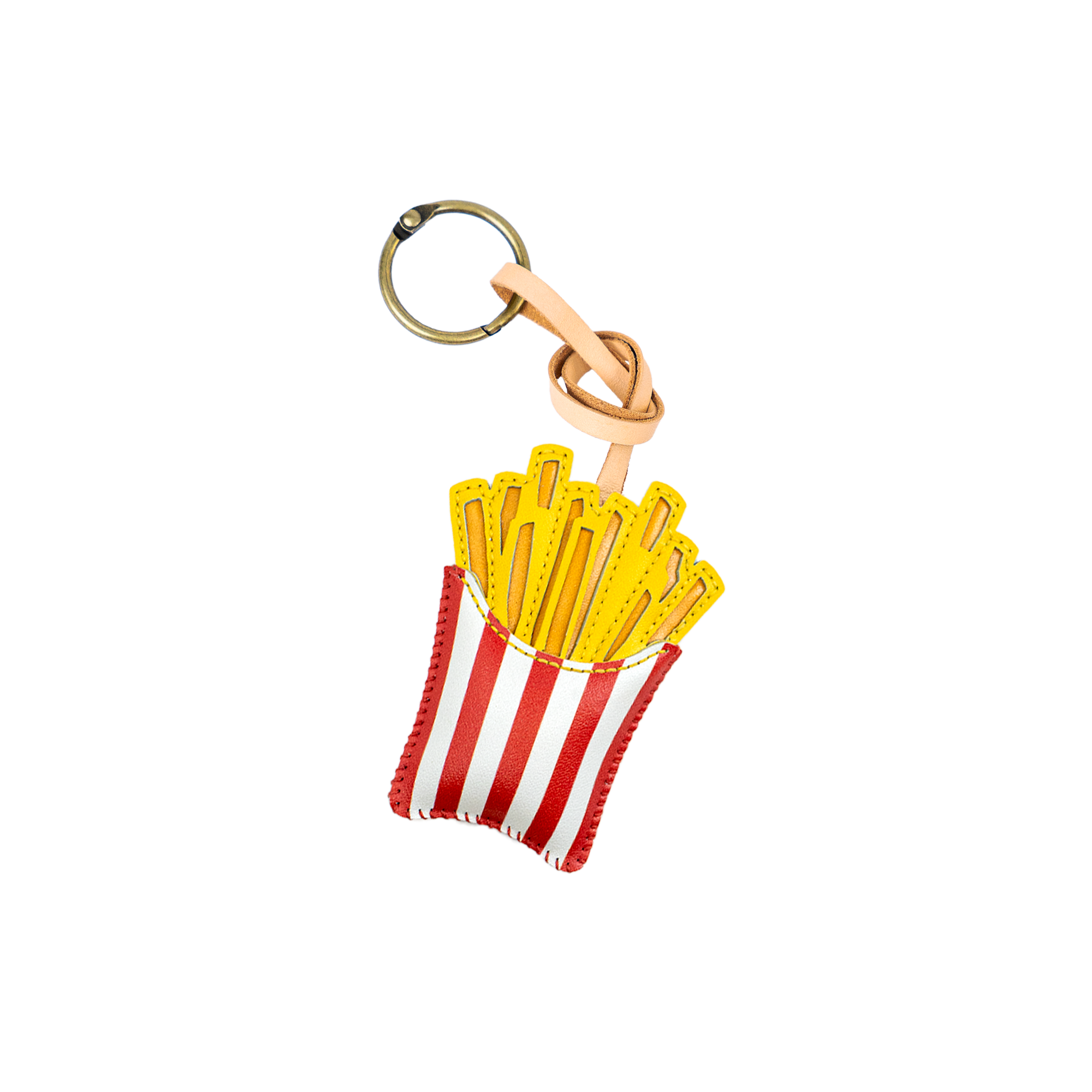 Food Collection Leather Bag Charm