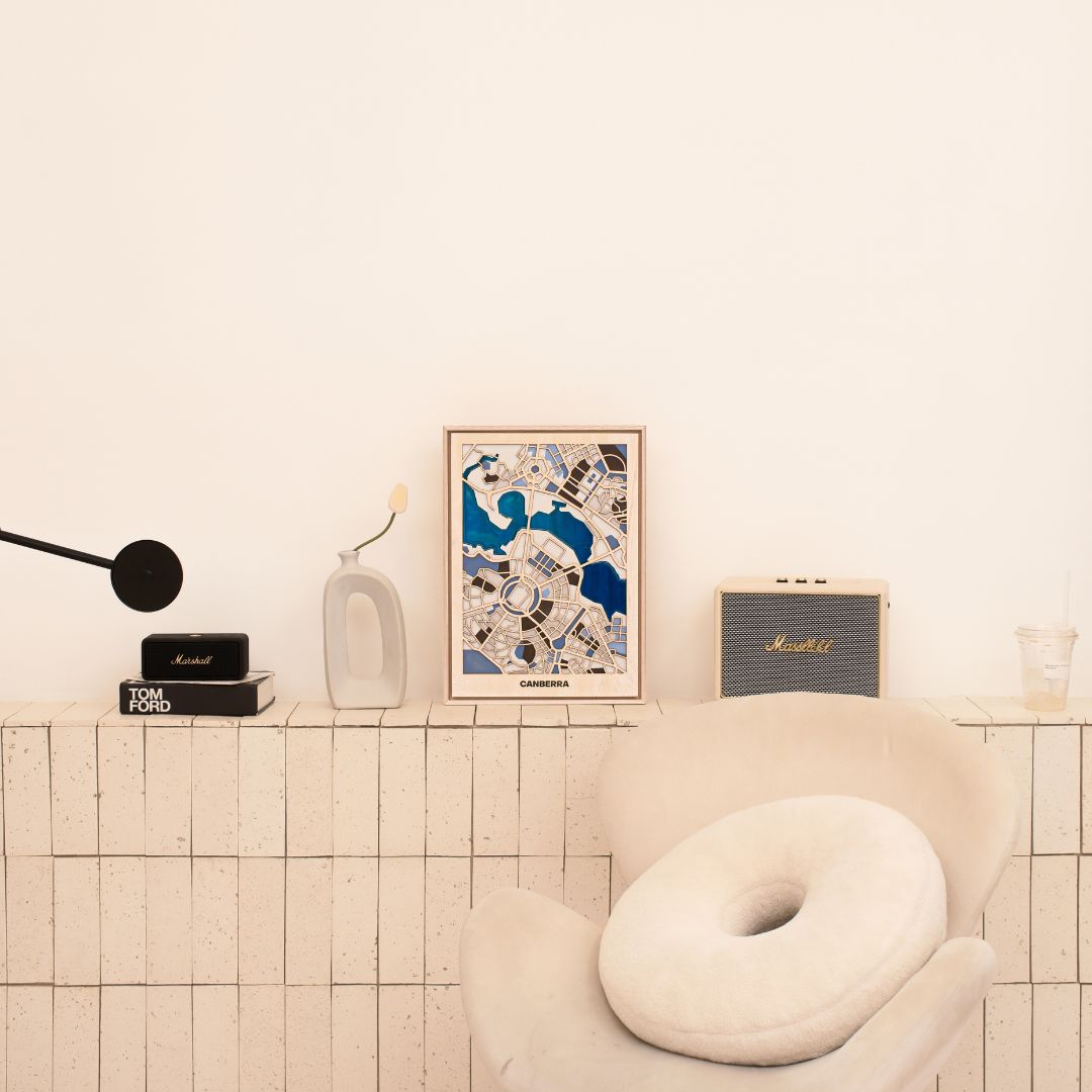 Wooden Wall Art - Australia City Maps