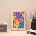 Wooden Wall Art - Venice City Map