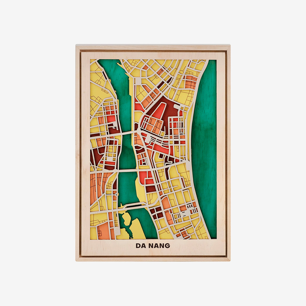 Vietnam Wooden City Map Collection-526