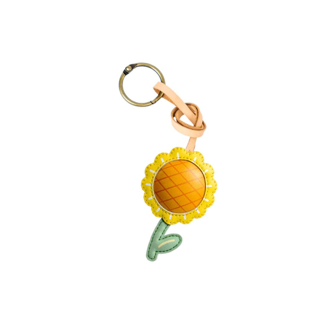 Flower Collection Leather Charm